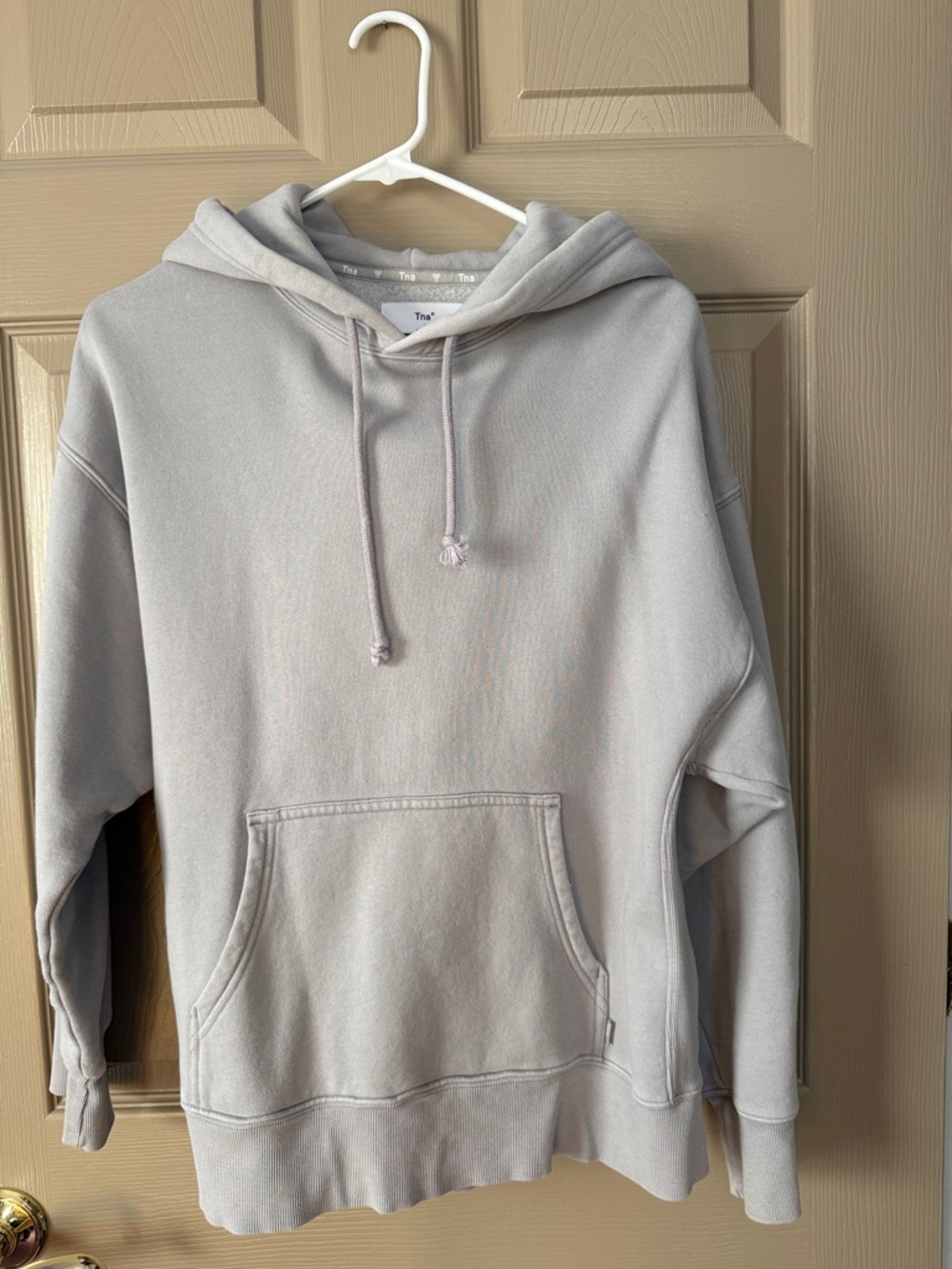 TNA Light Gray Pullover Hoodie